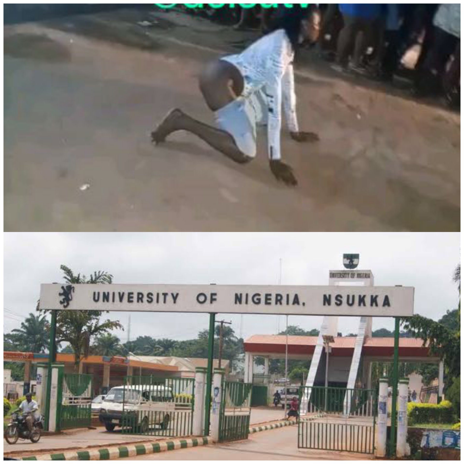 UNN 100L student expelled for dancing naked(video)