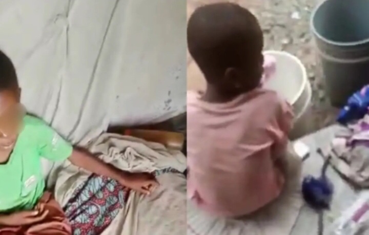 Man and wife arrested for chaining one of his children and neglecting the others (video)
