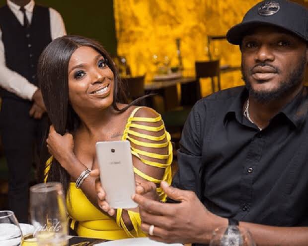 2Baba visits his wife, Annie Idibia on set 